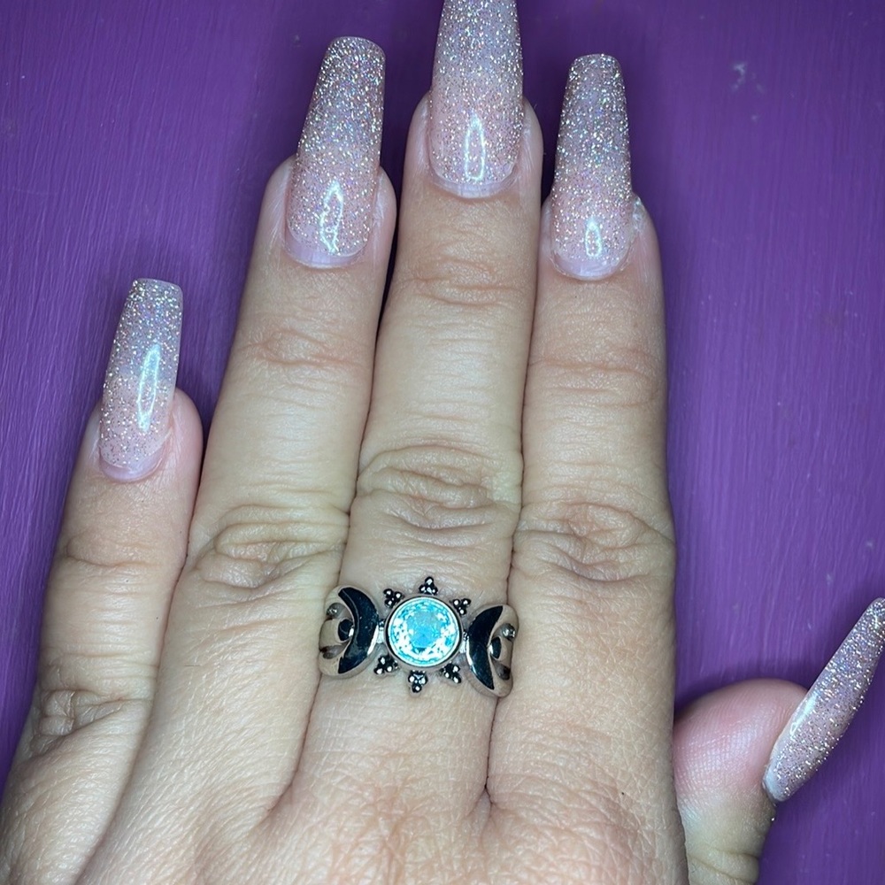 Triple Moon Ring